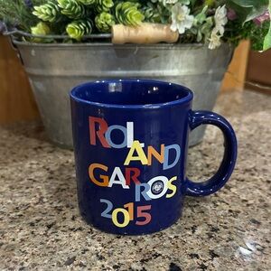 Roland Garros 2015 Blue Tennis Coffee Mug from The French Open